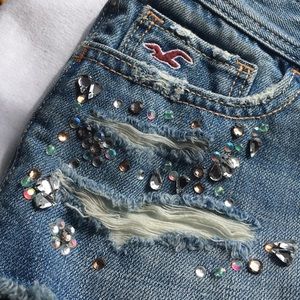 Size 9 Beaded Hollister Shorts